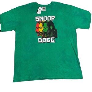 Cross Colours x Snoop Dogg Size XL Green Tee (Retail $40)
